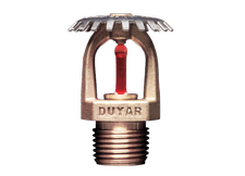 DUYAR staande sprinkler in messing