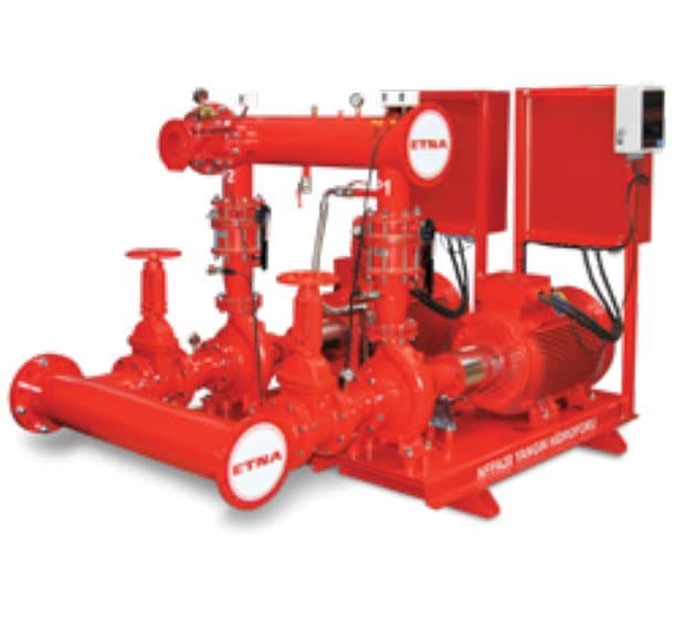 ETNA pompset met dieselmotor, elektromotor en jockeypomp